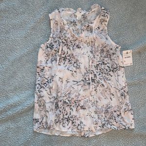 Caslon sleeveless top xs